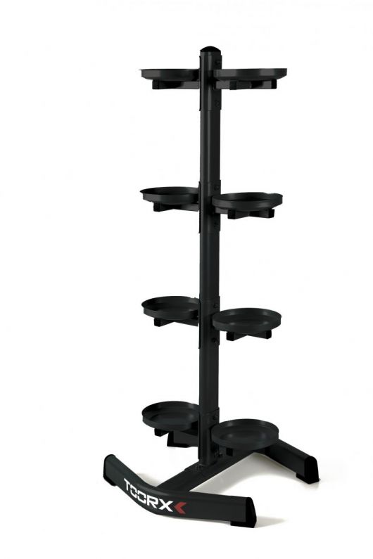 Rastrelliera verticale porta kettlebell / palle mediche (8 posti)